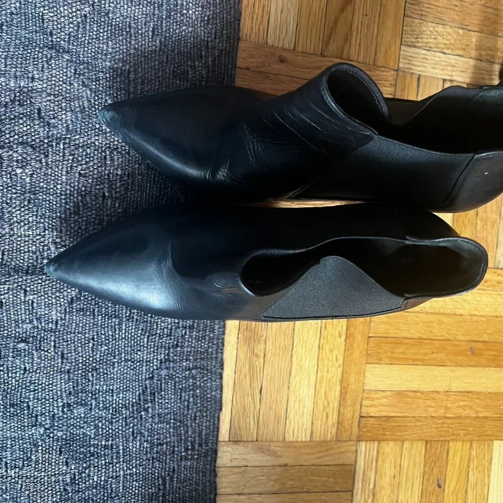 Saint Laurent Black Ankle Boots - Picture 2 of 6